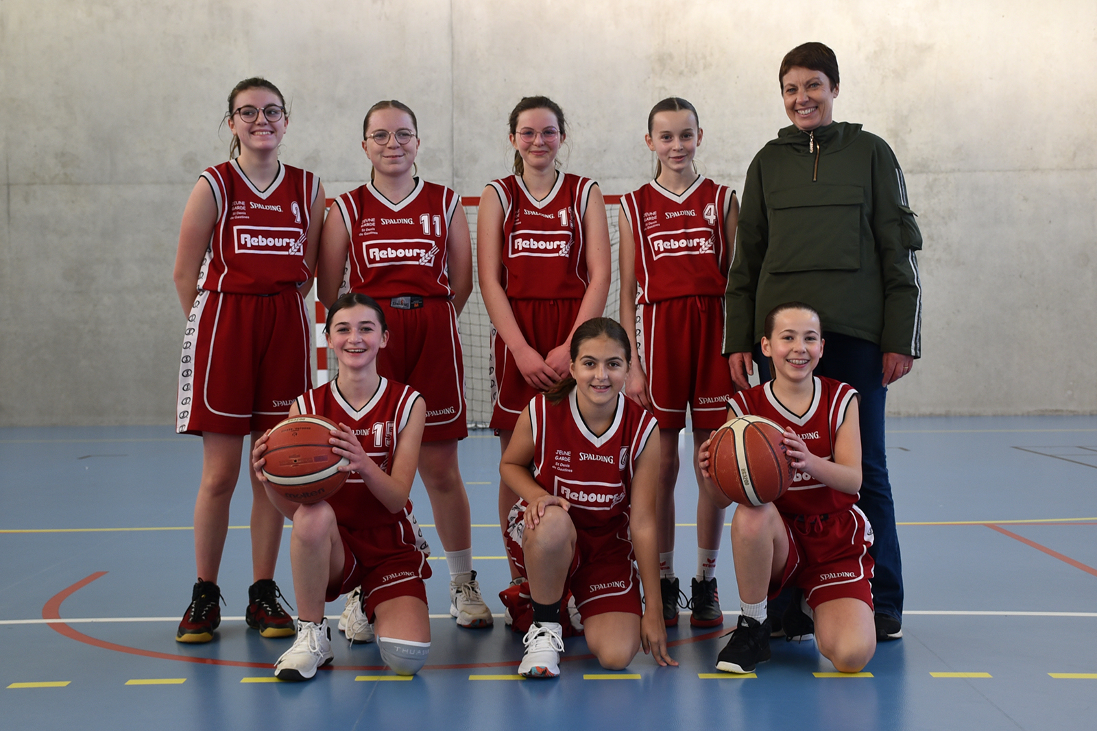 U15 Équipe Féminine Jeune Garde Basket Saint Denis de Gastines (53)