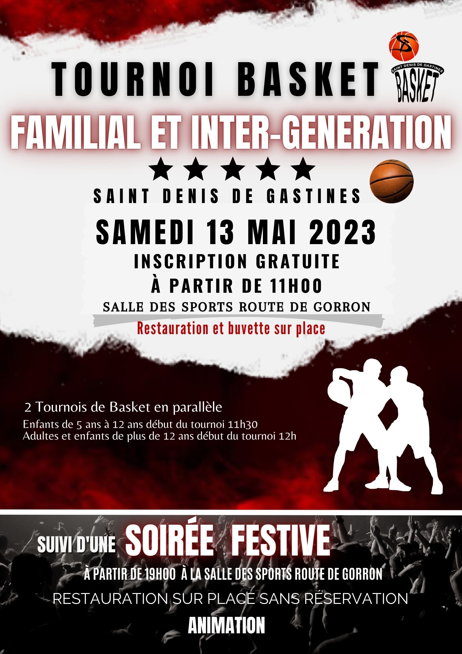 Bienvenue !! Jeune Garde Basket Saint Denis de Gastines (53)